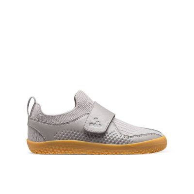 Vivobarefoot Primus Knit II - School Schoenen Grijs Kinderen - VPI628703